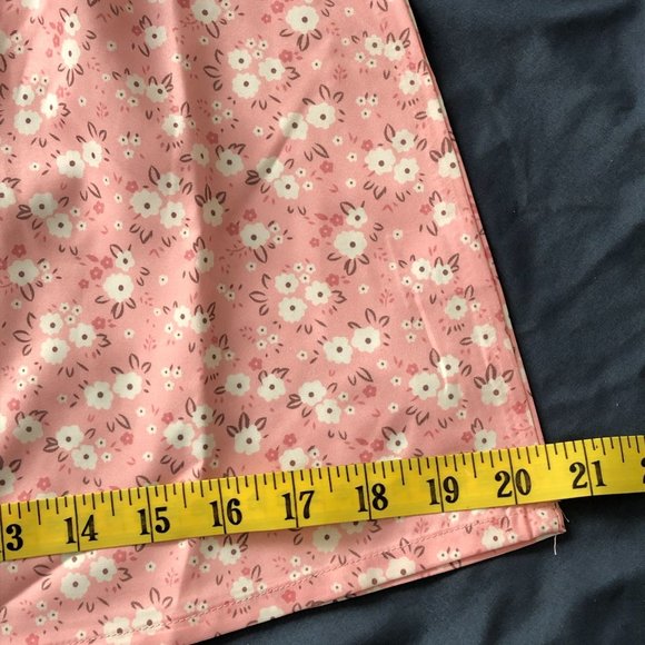 Unbranded Boutique Girls Spring/Summer Dress Peach White Flowers Size 100 (3-4Y) - Picture 9 of 12